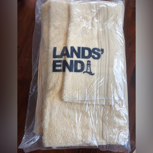 Lands' End Bath New In Packaging Premium Supima Cotton 6piece Bath